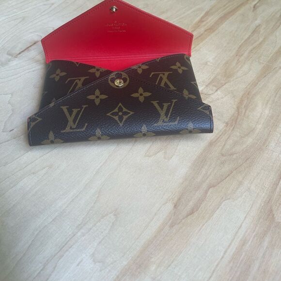 Louis Vuitton Brown and Red Pochette - Picture 2 of 5
